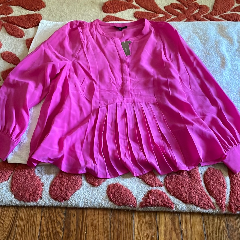 J Crew pink top NWT